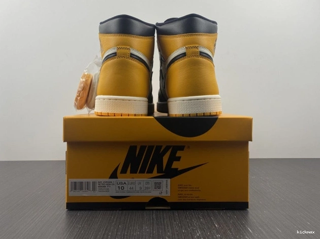 Cheap 1 OG Toe Jordan 555088-711 Yellow High Air 0801